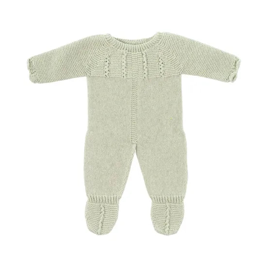 Miniland Knitted Doll Pyjamas 40cm  Green - Modern Teaching Aids NZ