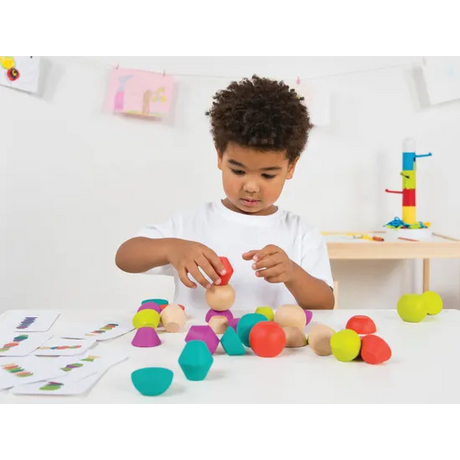 Towering Wooden Blocks - 30 pieces - Modern Teaching Aids NZ