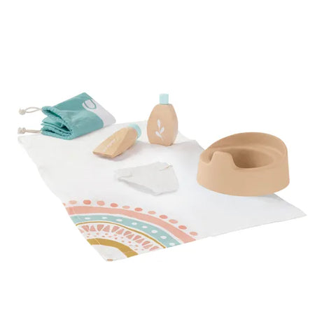 Miniland Doll Wooden Care Set - Modern Teaching Aids NZ