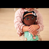 Diversity Fastening Soft Doll African Girl - Modern Teaching Aids NZ