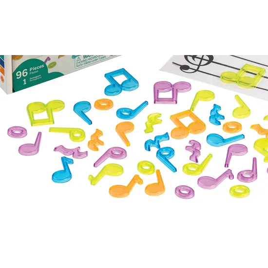 Translucent Musical Counters - 97 pieces - Modern Teaching Aids NZ