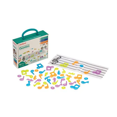 Translucent Musical Counters - 97 pieces - Modern Teaching Aids NZ