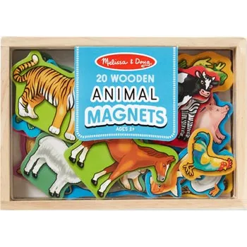 Melissa & Doug Wooden Animal Magnets