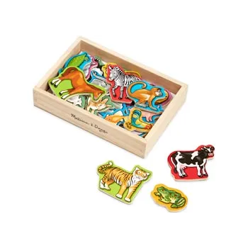 Melissa & Doug Wooden Animal Magnets