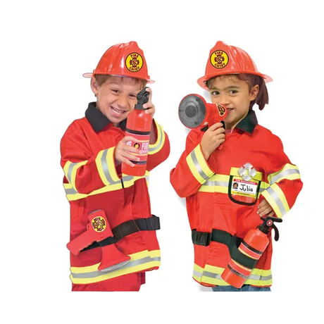 Melissa & Doug Fire Chief Role Play Costume Set Single - Modern Teaching Aids NZ