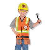 Melissa & Doug - Construction Worker Costume Set Single - Modern Teaching Aids NZ