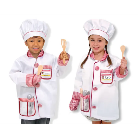 Melissa & Doug Chef Role Play Costume Set Single - Modern Teaching Aids NZ