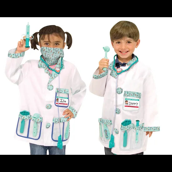 Melissa & Doug - Doctor Role Play Costume Set Single - Modern Teaching Aids NZ