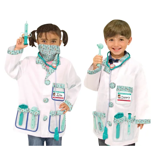 Melissa & Doug Doctor Role Play Costume Set Single - Modern Teaching Aids NZ