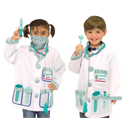 Melissa & Doug Doctor Role Play Costume Set Single - Modern Teaching Aids NZ