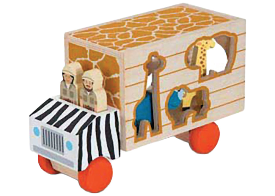 M&D - Animal Rescue Shape Sorting truck - Modern Teaching Aids NZ