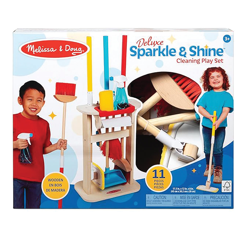 Melissa & Doug Deluxe Sparkle and Shine Cleaning Play Set - Modern Teaching Aids NZ