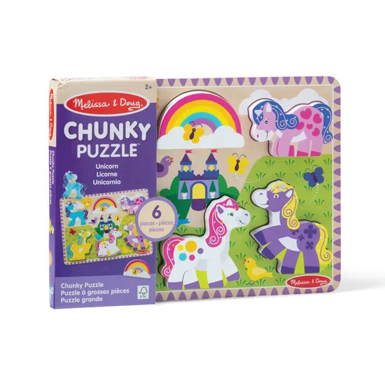 Melissa & Doug Unicorn Chunky Puzzle