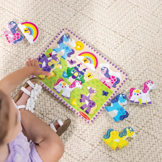 Melissa & Doug Unicorn Chunky Puzzle