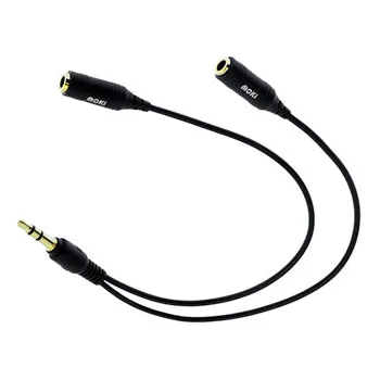 Headphone Splitter Cable - 15cm Cable - Modern Teaching Aids NZ