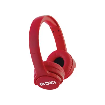 Moki Brites Bluetooth Headphones Red - Modern Teaching Aids NZ