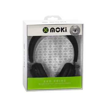 Moki Exo Prime Bluetooth Headphones - Black - Modern Teaching Aids NZ