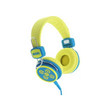 Moki Kids Safe Headphones - Yellow/Blue - Modern Teaching Aids NZ