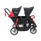 Max & Rosie Multi-Seat Stroller Quad Red - Set of 2