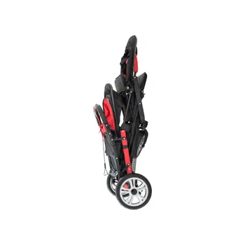 Max & Rosie Multi-Seat Stroller Quad Red - Set of 2