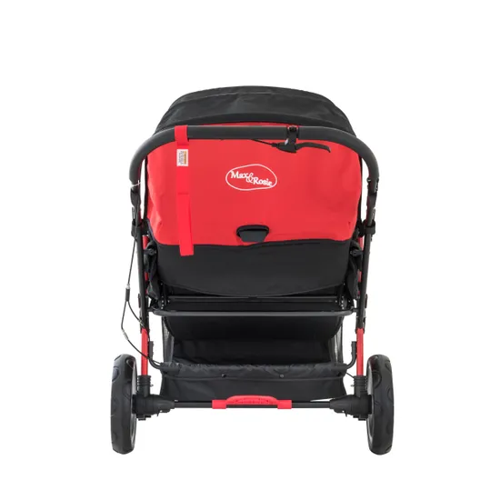 Max & Rosie Quad Multi-Seat Stroller Red - Modern Teaching Aids NZ