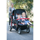 Max & Rosie Quad Multi-Seat Stroller Red - Modern Teaching Aids NZ