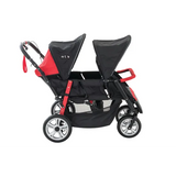 Max & Rosie Quad Multi-Seat Stroller Red - Modern Teaching Aids NZ