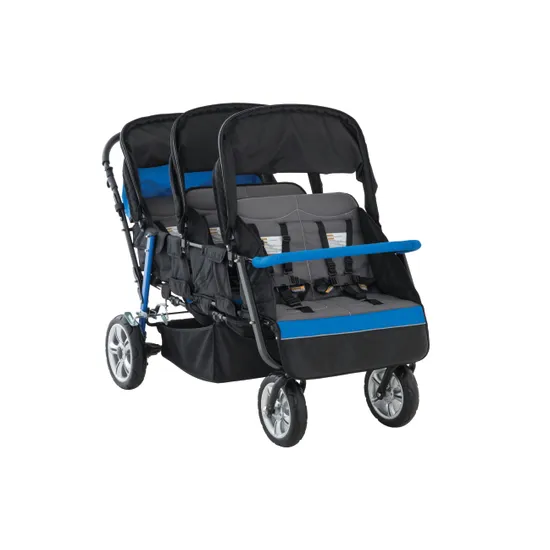 Max & Rosie Multi-Seat Stroller Hexa Blue - Set of 2