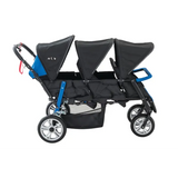 Max & Rosie Multi-Seat Stroller Hexa Blue - Set of 2