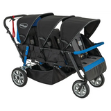 Max & Rosie Hexa Multi-Seat Stroller Blue - Modern Teaching Aids NZ