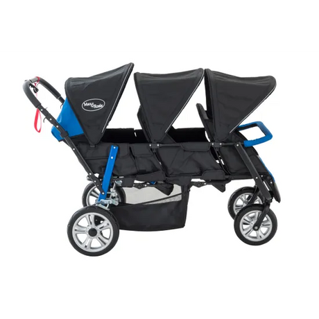 Max & Rosie Hexa Multi-Seat Stroller Blue - Modern Teaching Aids NZ