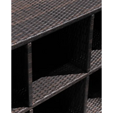 Harmony - Wicker Outdoor Shelf - 120 x 38 x 76 cm - Modern Teaching Aids NZ