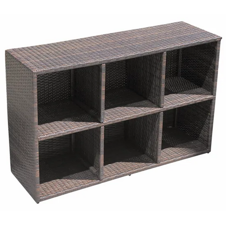 Harmony - Wicker Outdoor Shelf - 120 x 38 x 76 cm - Modern Teaching Aids NZ
