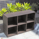 Harmony - Wicker Outdoor Shelf - 120 x 38 x 76 cm - Modern Teaching Aids NZ