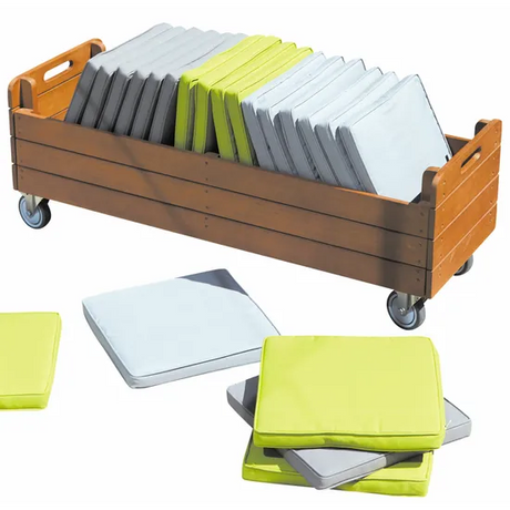 Harmony Education Outdoor Trolley with Square Floor Seats