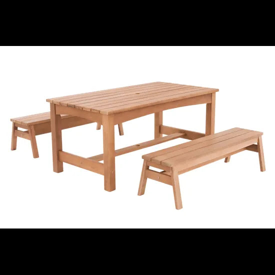 Harmony - Outdoor Wooden Benches - Set of 2 - Modern Teaching Aids NZ