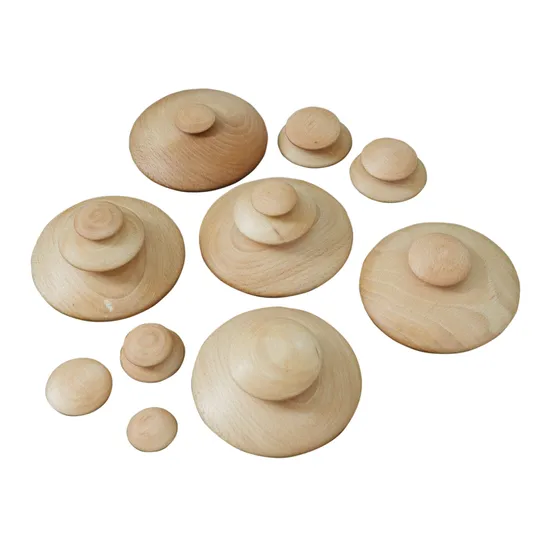 Wooden Pebbles - 20 pieces