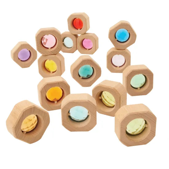 Rainbow Window Block Set - 15 pieces