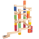 Wooden Marble Run 52 Pieces