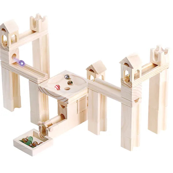 Unit Block Marble Run 40 Pieces