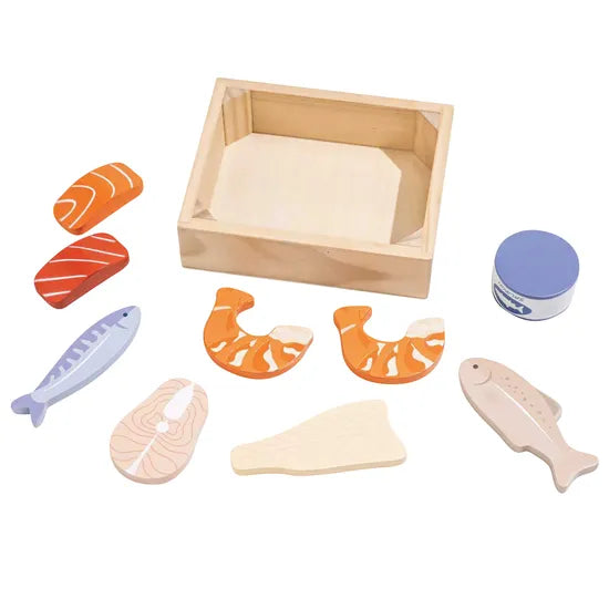 MTA Wooden Seafood Crate 10 Pieces