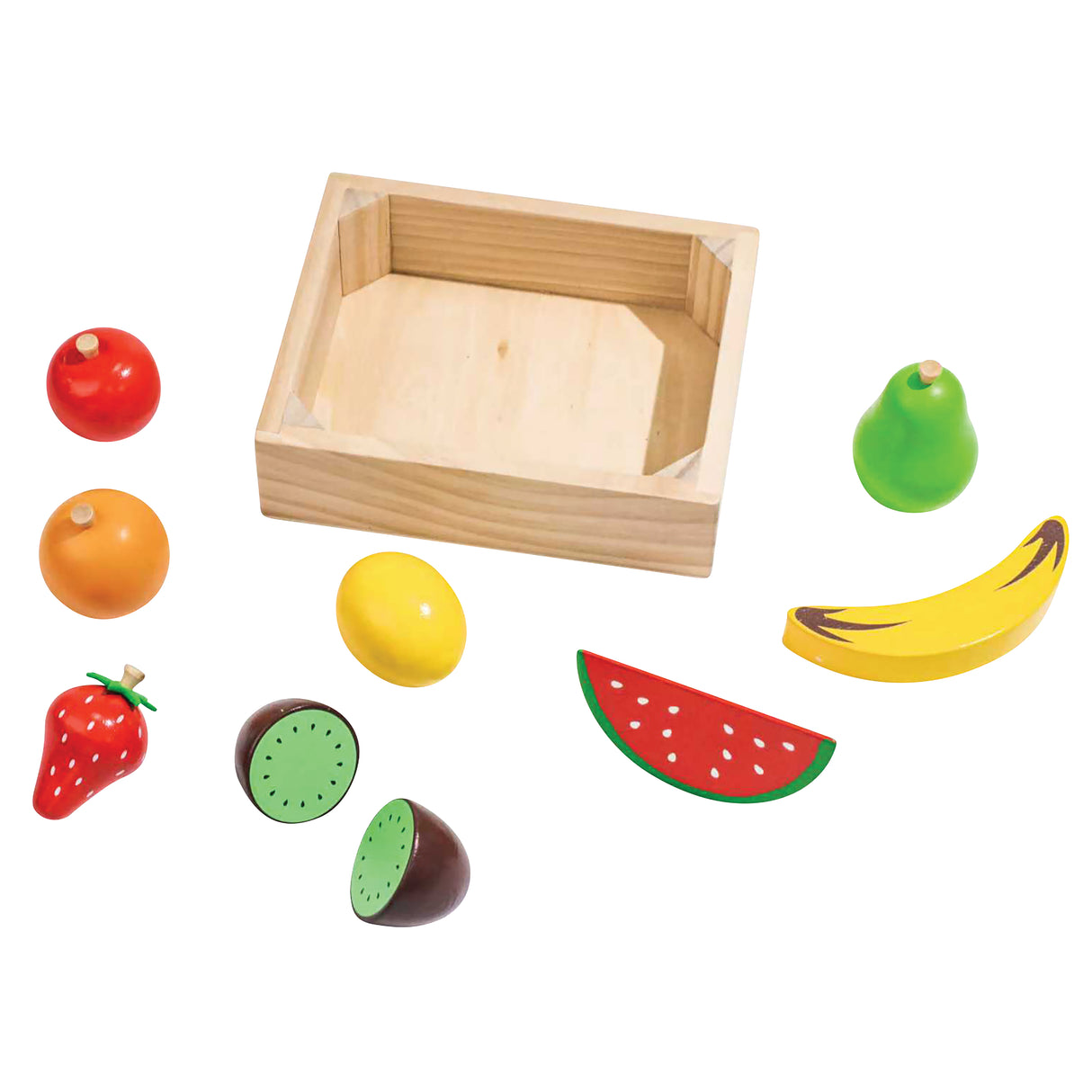 MTA Wooden Fruit Crate 9 Pieces - Modern Teaching Aids NZ