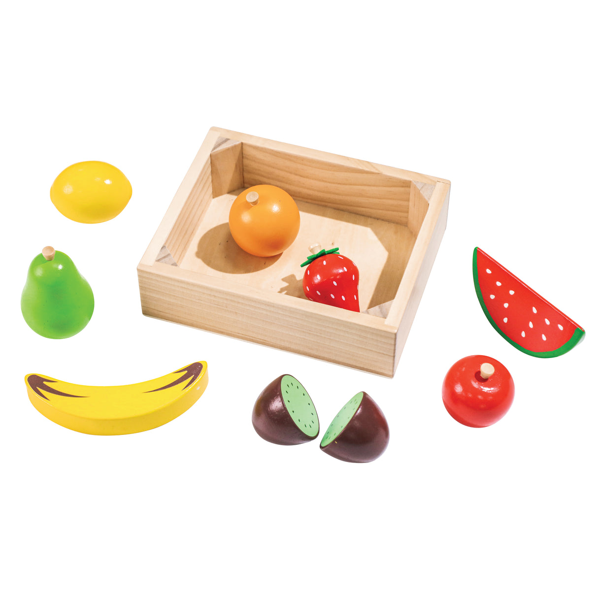 MTA Wooden Fruit Crate 9 Pieces - Modern Teaching Aids NZ