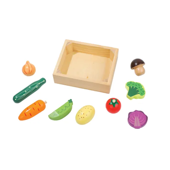 MTA Wooden Vegetables Crate 12 Pieces