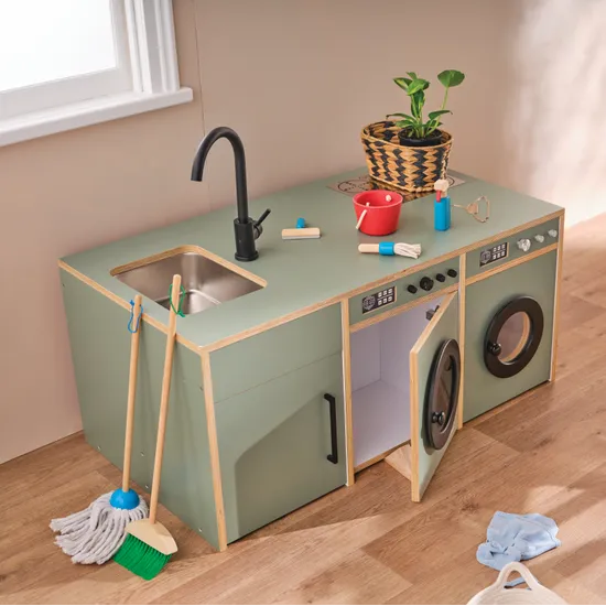 MTA Kitchen & Laundry Play Station - Sea Mist - Modern Teaching Aids NZ