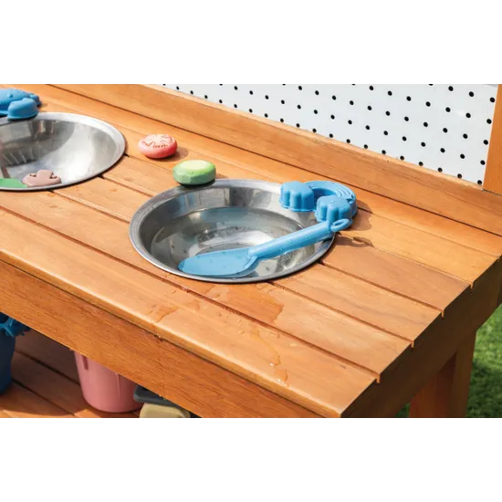MTA Mud Kitchen with Peg Board & Blackboard - Modern Teaching Aids NZ