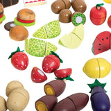 MTA Wooden Food & Crockery Set 47 Pieces - Modern Teaching Aids NZ