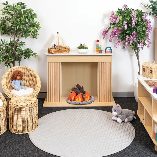 Natural Spaces Home Corner Fireplace - Modern Teaching Aids NZ