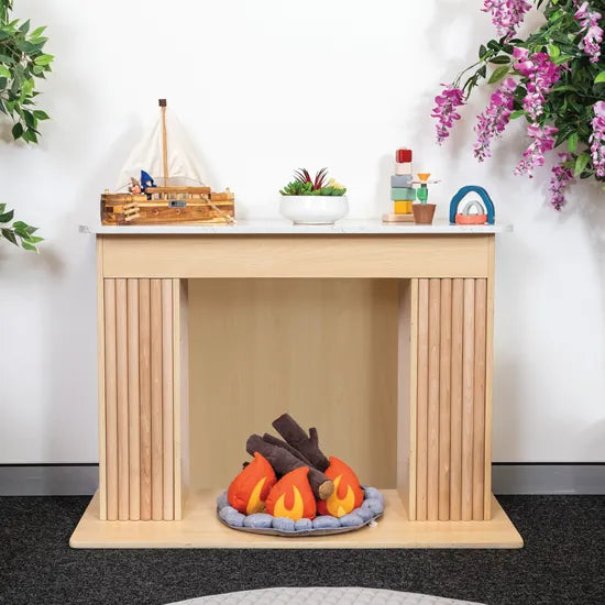 Natural Spaces Home Corner Fireplace - Modern Teaching Aids NZ