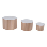 Natural Spaces Nesting Tables Set of 3 - Modern Teaching Aids NZ